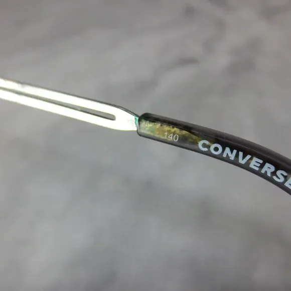 Converse CV1003 020 Eyeglasses Black Gold Round Full Rim Frames 51-19-140 - Picture 12 of 13